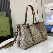 Gucci Ophidia Tote Bag Brown Ebony 31x18x11cm - 3