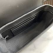 Gucci GG Rubber-effect Super Mini Bag Black 17.5x11x6.5cm - 4