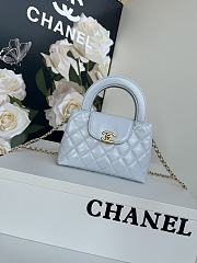 Chanel Kelly Shopper Light Blue Gold Bag 13x19x7cm - 1