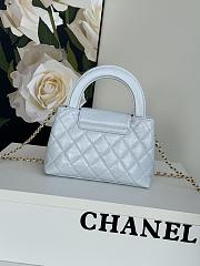 Chanel Kelly Shopper Light Blue Gold Bag 13x19x7cm - 5