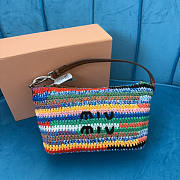 Miu Miu Colour-Block Crochet Shoulder bag 20cm - 1