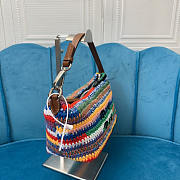 Miu Miu Colour-Block Crochet Shoulder bag 20cm - 3