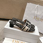 Dior Miss Beige Black Heel 3.5cm - 1