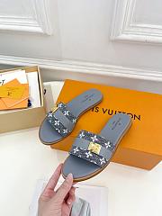 Louis Vuitton LV Grey Slides - 2