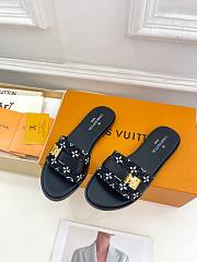 Louis Vuitton LV Black Slides - 4