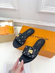 Louis Vuitton LV Black Slides - 3