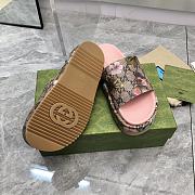 Gucci Pink Sandal Slides - 4