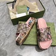 Gucci Pink Sandal Slides - 2