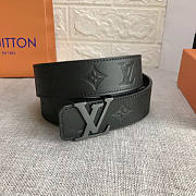 Louis Vuitton LV Black Belt 4cm 02 - 5