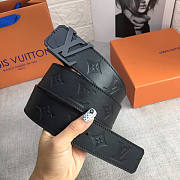 Louis Vuitton LV Black Belt 4cm 02 - 3