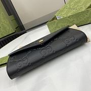 Gucci GG Continental Wallet Black 19x10x3.5cm - 4