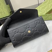 Gucci GG Continental Wallet Black 19x10x3.5cm - 3