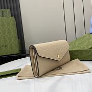 Gucci GG Continental Wallet Beige 19x10x3.5cm - 4