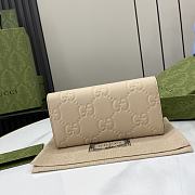 Gucci GG Continental Wallet Beige 19x10x3.5cm - 3