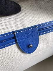 Goyard Large Zipper Tote Blue 49cm - 6