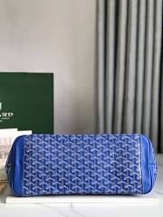 Goyard Large Zipper Tote Blue 49cm - 4