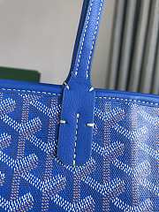 Goyard Large Zipper Tote Blue 49cm - 3