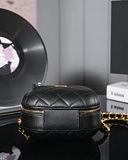 Chanel Vanity Case Black Bag 16.5x13.5x10.5cm - 4