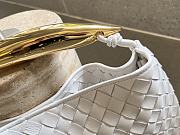 Bottega Veneta Sardine Top Handle Bag White 33x20x4cm - 6