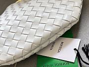 Bottega Veneta Sardine Top Handle Bag White 33x20x4cm - 3