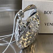 Bottega Veneta Mini Sardine Silver 20x12x2.5cm - 3