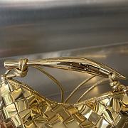 Bottega Veneta Mini Sardine Gold 20x12x2.5cm - 5