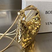 Bottega Veneta Mini Sardine Gold 20x12x2.5cm - 4