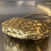 Bottega Veneta Mini Sardine Gold 20x12x2.5cm - 3