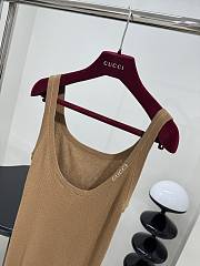 Gucci Fine Rib Cashmere Tank Top  - 3