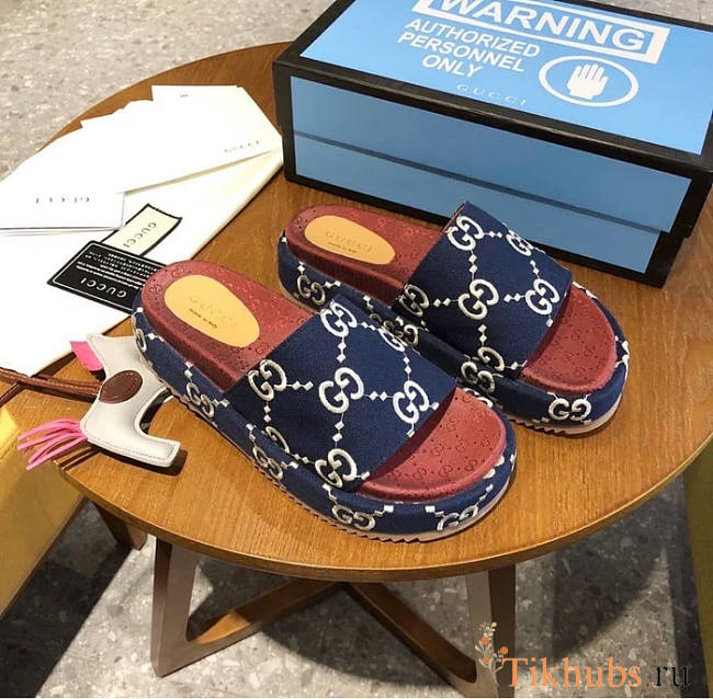 Gucci latest limited edition Gucci / Summer platform slippers - 1