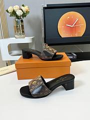 Louis Vuitton LV Frame Mule Heel 4.5cm - 5