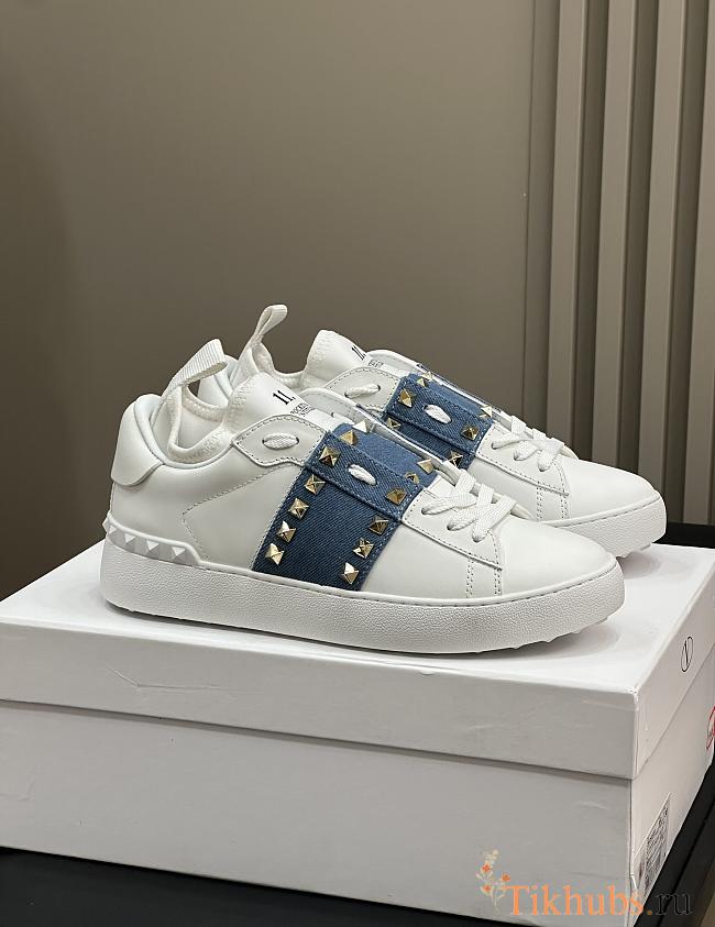 Valentino Garavani Sneaker White Denim - 1