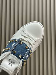 Valentino Garavani Sneaker White Denim - 5