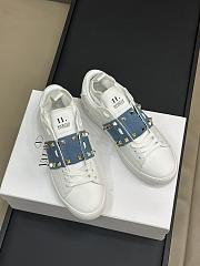 Valentino Garavani Sneaker White Denim - 4