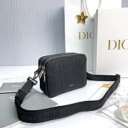 Dior Zipped Pouch Strap Black Gravity Leather 17 x 12.5 x 6 cm - 6