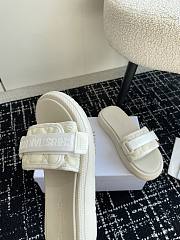 Dior Dioriviera Dio(r)evolution Slide Leather-Effect White - 5