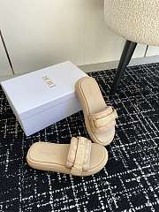 Dior Dioriviera Dio(r)evolution Slide Leather-Effect Beige - 2