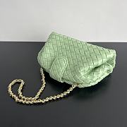 Bottega Veneta Lauren 1980 Clutch Light Green 31cm - 5