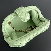 Bottega Veneta Lauren 1980 Clutch Light Green 31cm - 3