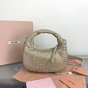 Miu Miu Metallic Wander Mini Tote Bag 17.5x14x5.5cm - 5
