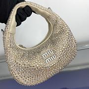 Miu Miu Metallic Wander Mini Tote Bag 17.5x14x5.5cm - 2