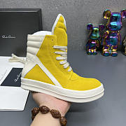 Rick Owens Geobasket High Top Sneakers Yellow - 2