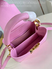 Louis Vuitton LV Mini Capucines Pink Bag 21cm - 5