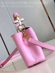 Louis Vuitton LV Mini Capucines Pink Bag 21cm - 4