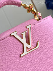 Louis Vuitton LV Mini Capucines Pink Bag 21cm - 2