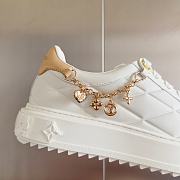 Louis Vuitton LV White Time Out Sneaker  - 5