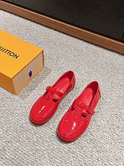 Louis Vuitton LV Soho Flat Mary Jane Red  - 2