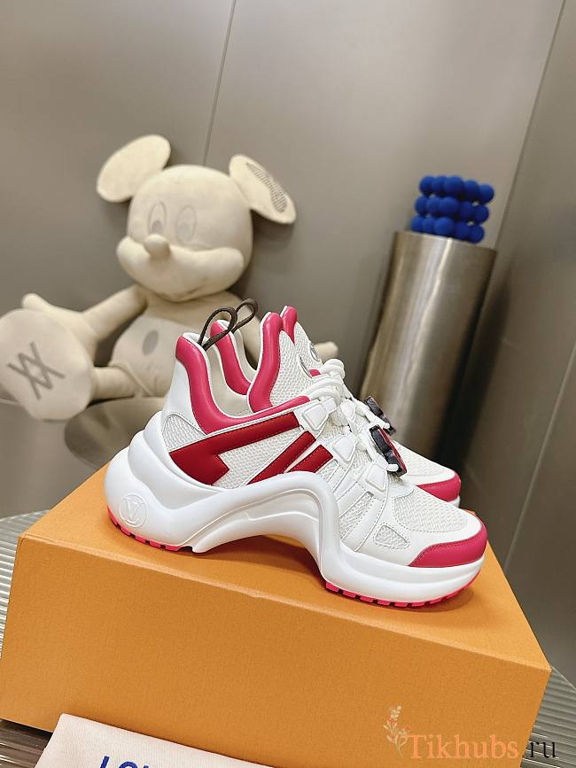 Louis Vuitton LV Archlight Sneaker Pink Red - 1