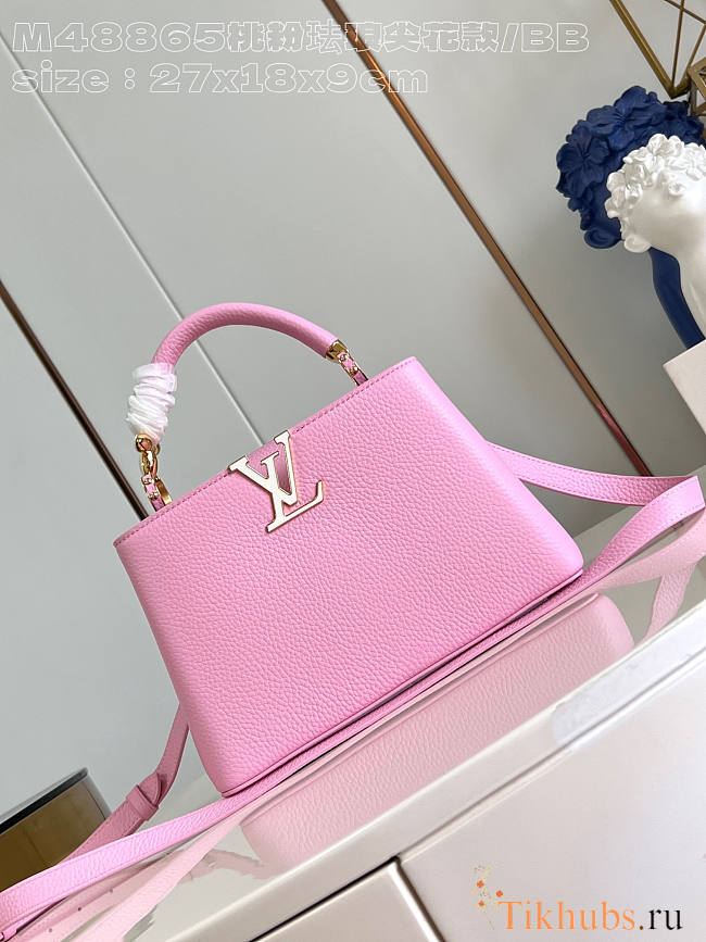 Louis Vuitton LV Capucines Bag BB Pink 27cm - 1