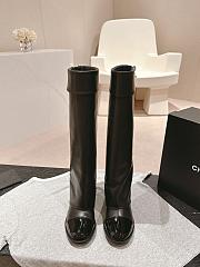 Chanel Black Long Boots - 3